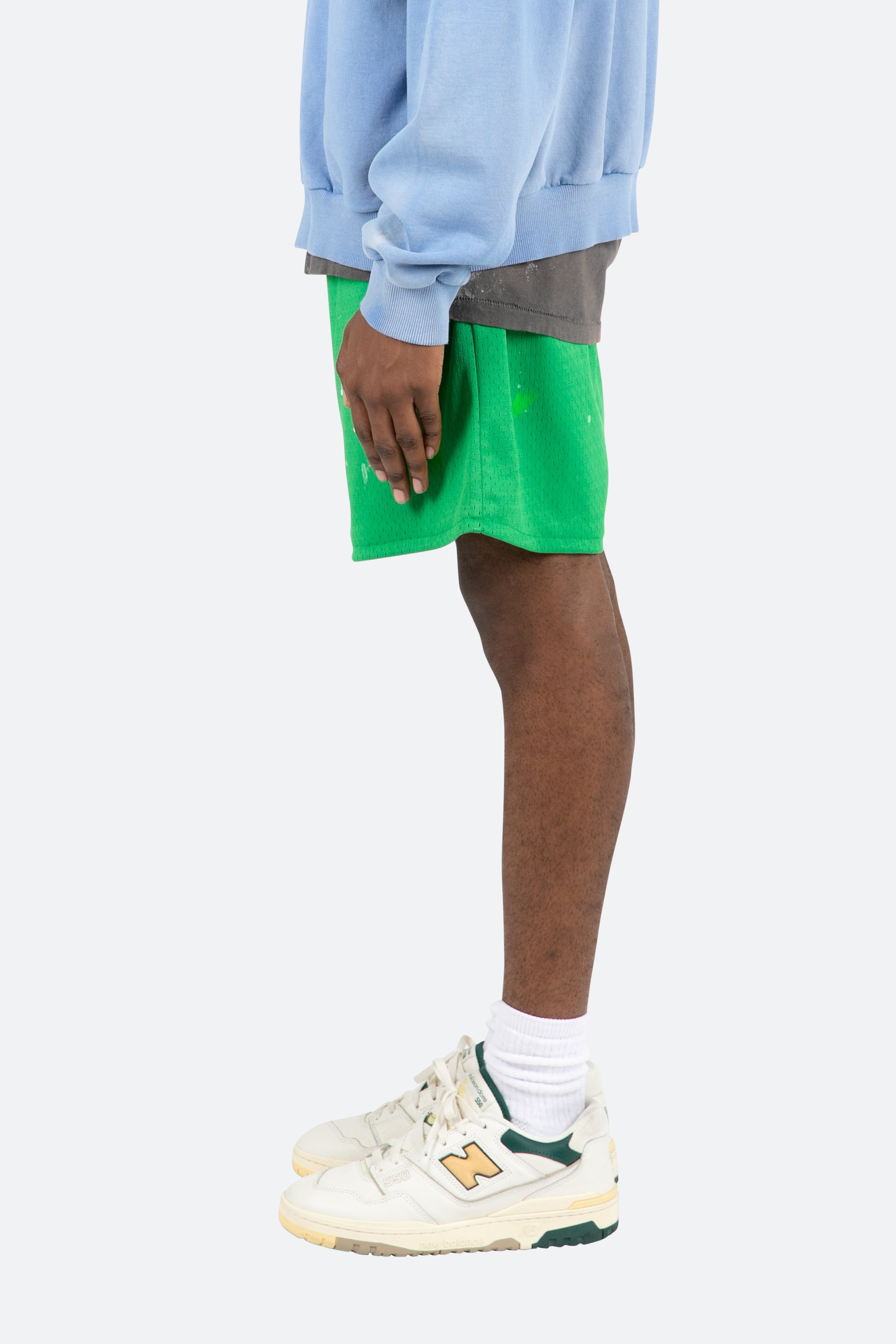 Painter Mesh Shorts - Green