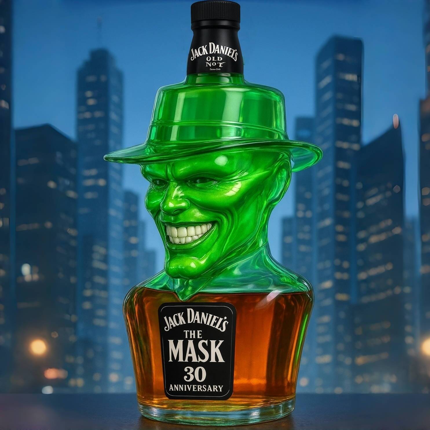 Mask 30th Anniversary Whiskey Bottle