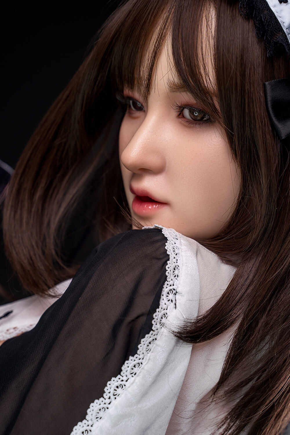 Diana 5ft51 / 168cm #546 Head Full Silicone Japanese Maid Full Size Realistic Sex Doll For Blowjob