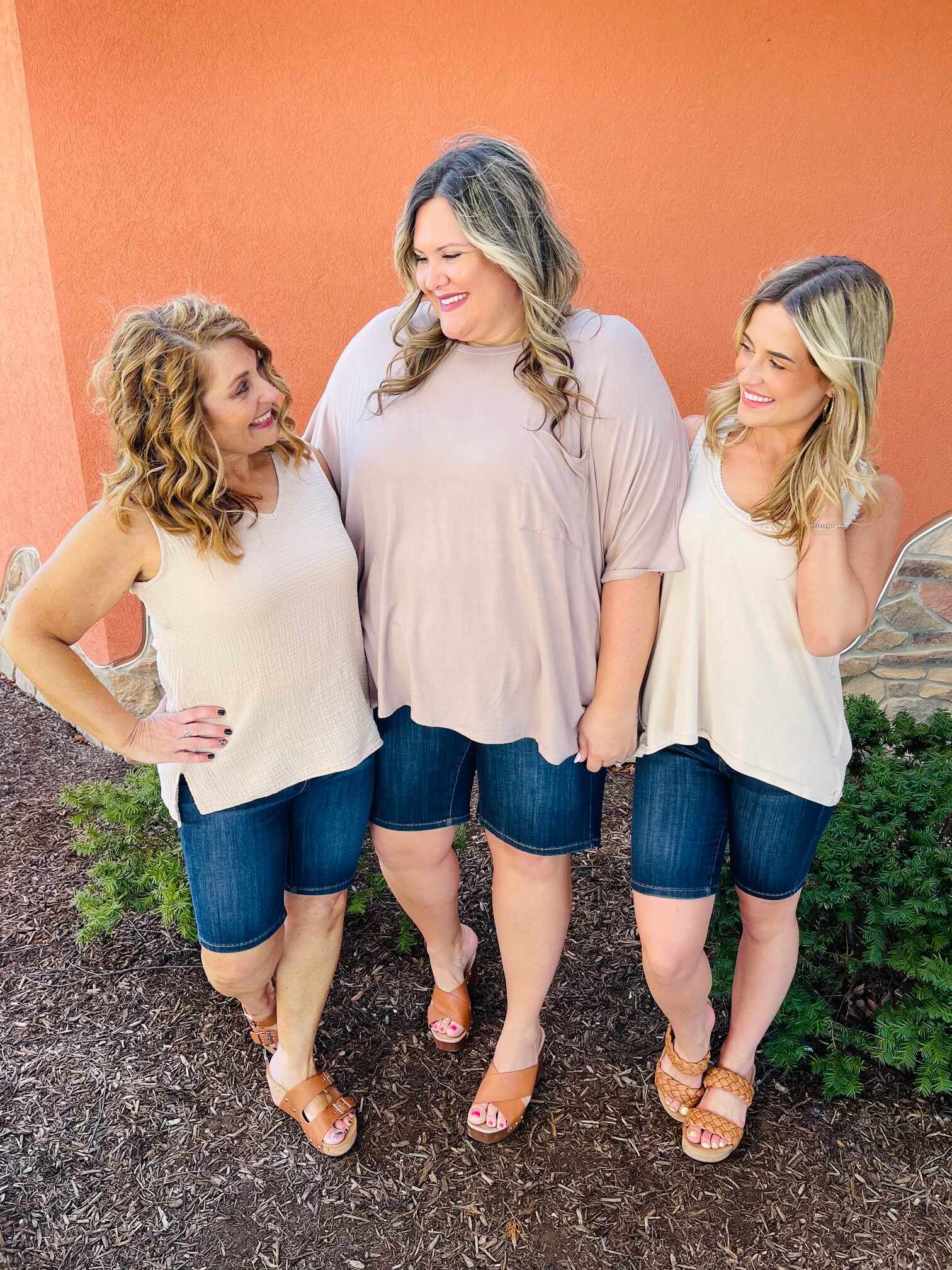 REG/CURVY High Gear Pull On Biker Shorts