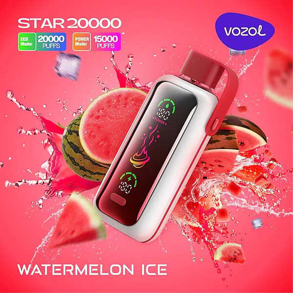 Vozol Star 20K Puffs Disposable Vape | Dual Power Mode with Mirror Screen