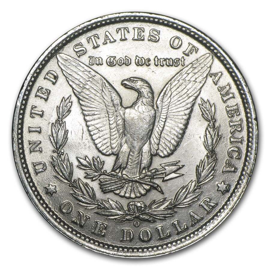 1890-O Morgan Dollar AU