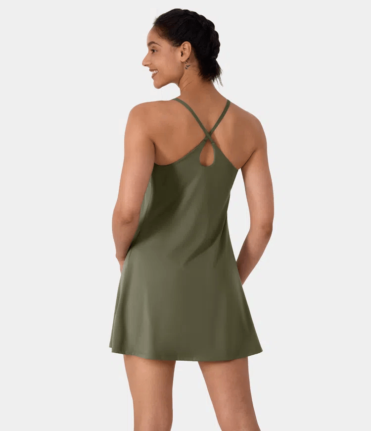 🔥Flash Sale🔥Softlyzero Plush Backless Active Dress-Easy Peezy