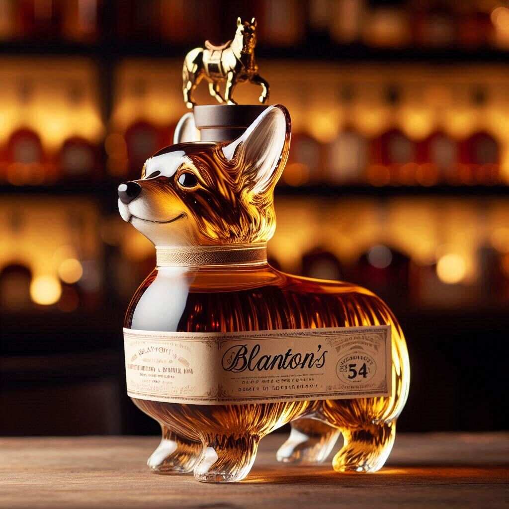 Corgi Whiskey Bottle