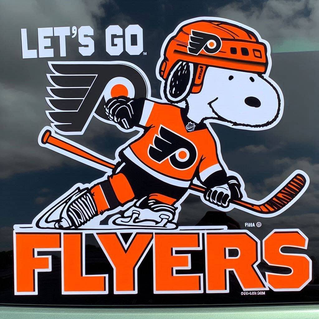 Snoopy NHL Car Decal