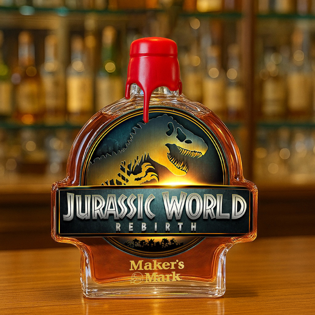Jurassic World: Rebirth Whiskey Bottle