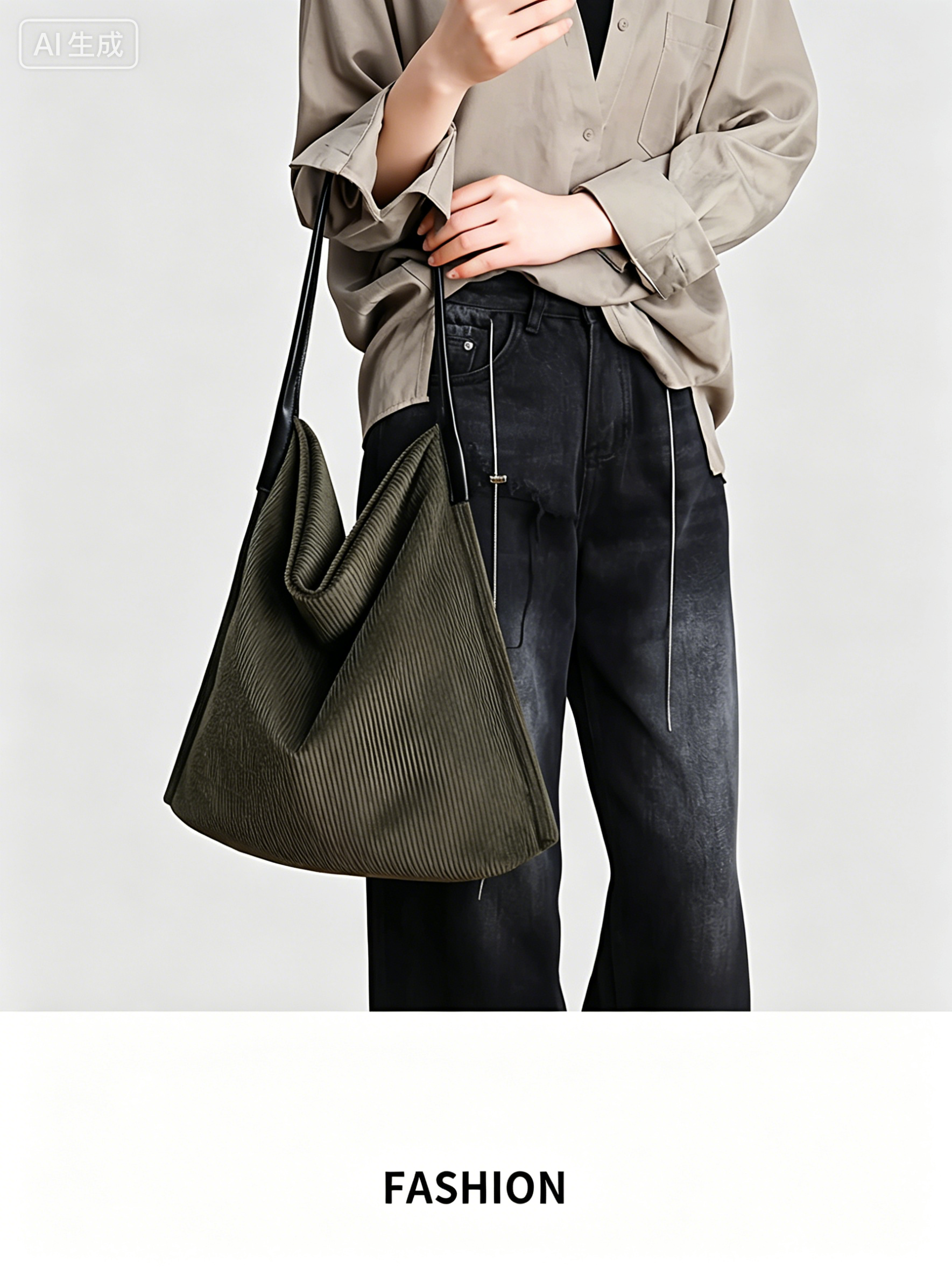 Fashionable womenbag with cowhide leather classic design