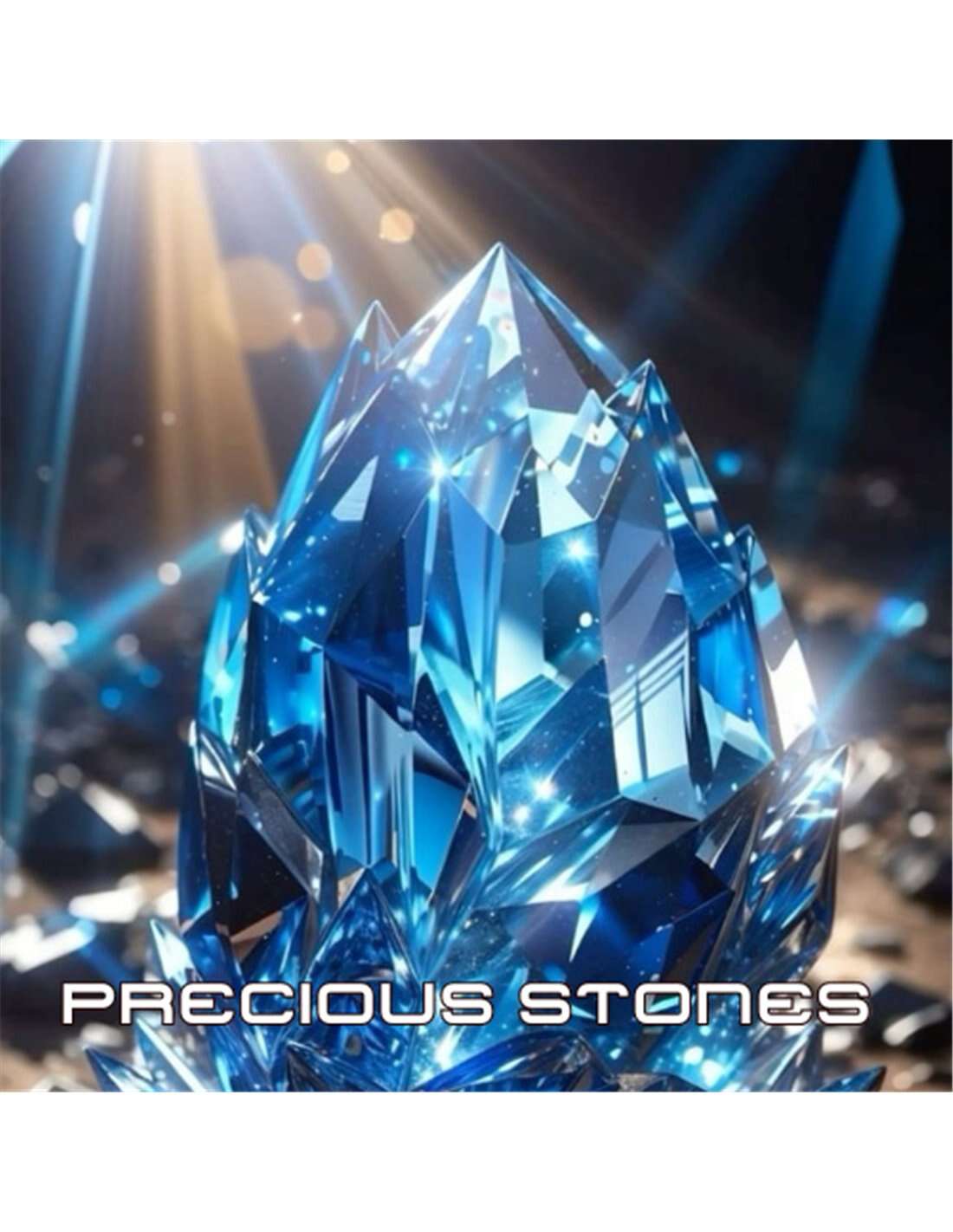 SAPPHIRE Precious Gemstones Libertad 1 Oz Silver Coin Mexico 2023