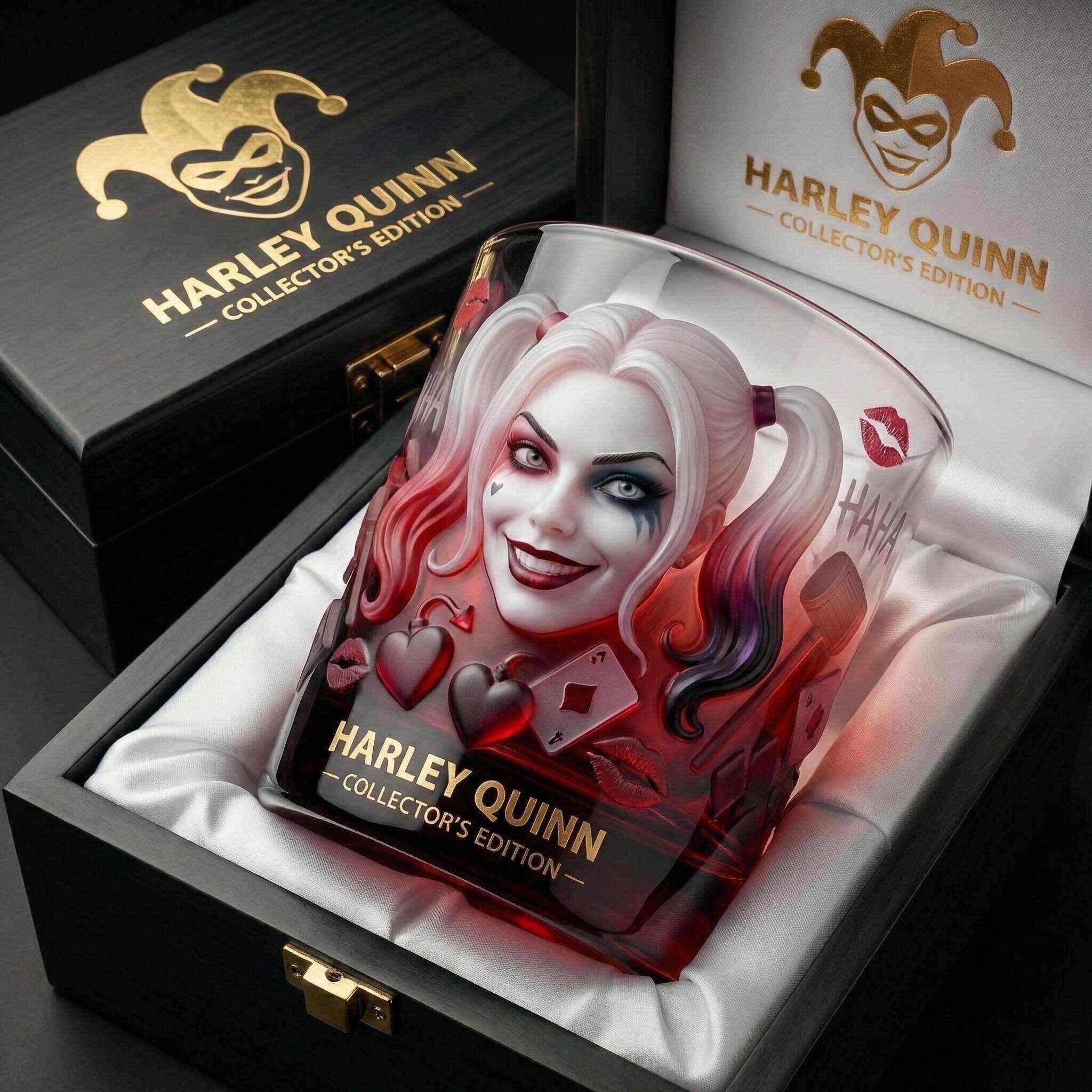 Joker & Harley Premium Whiskey Glass Set