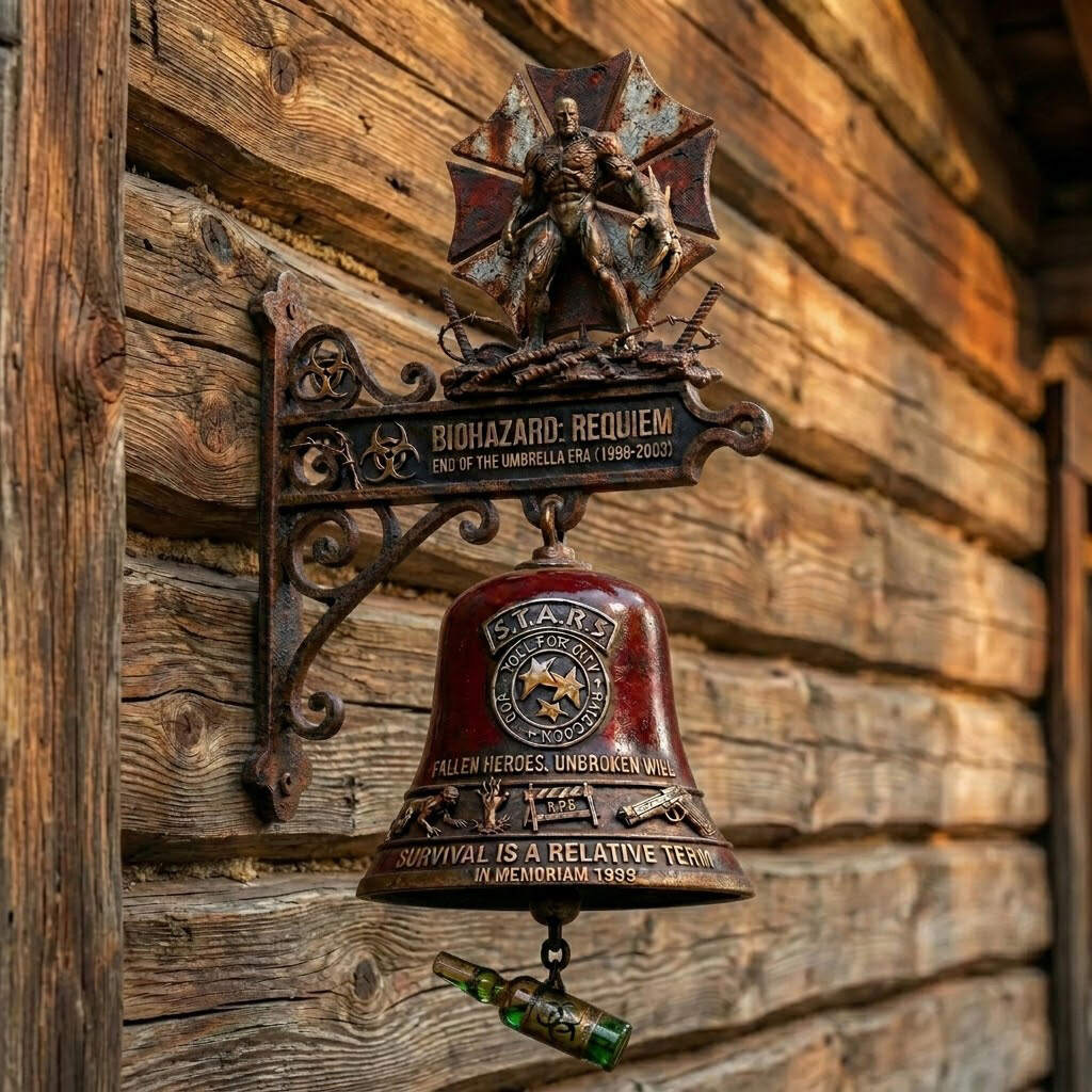 🧬 Resident Evil “Biohazard: Requiem” Wall Bell