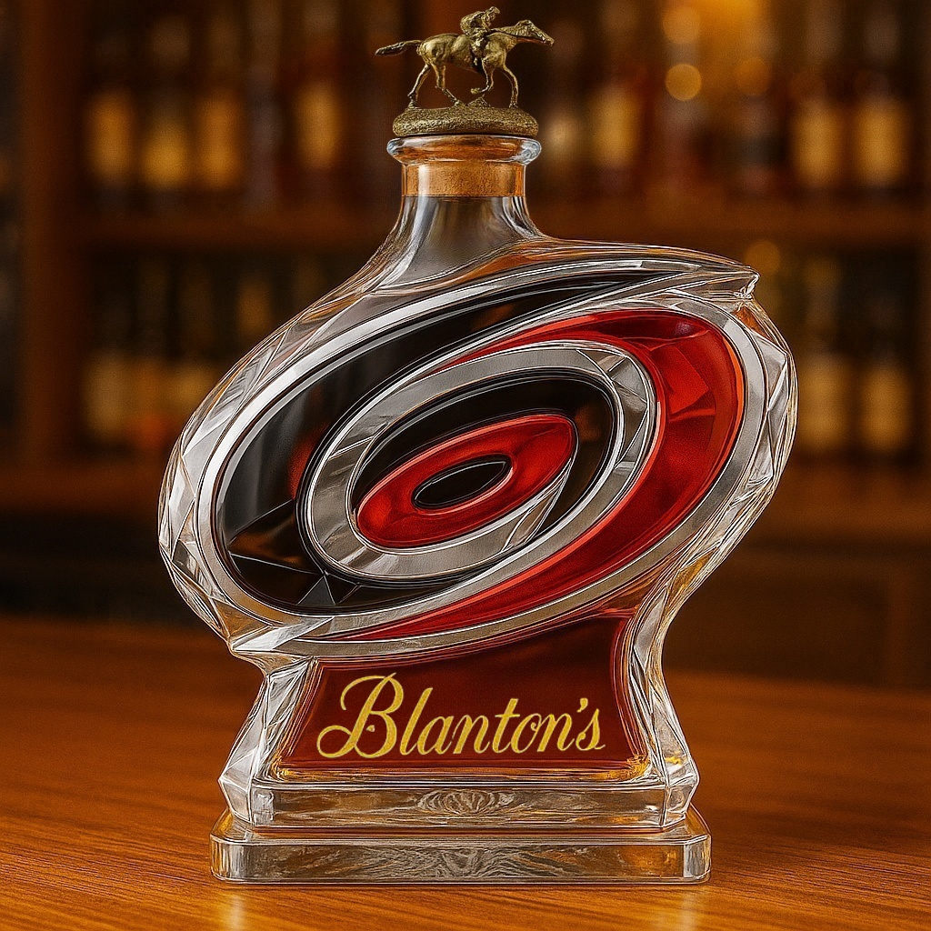 Carolina Hurricanes Whiskey Bottle