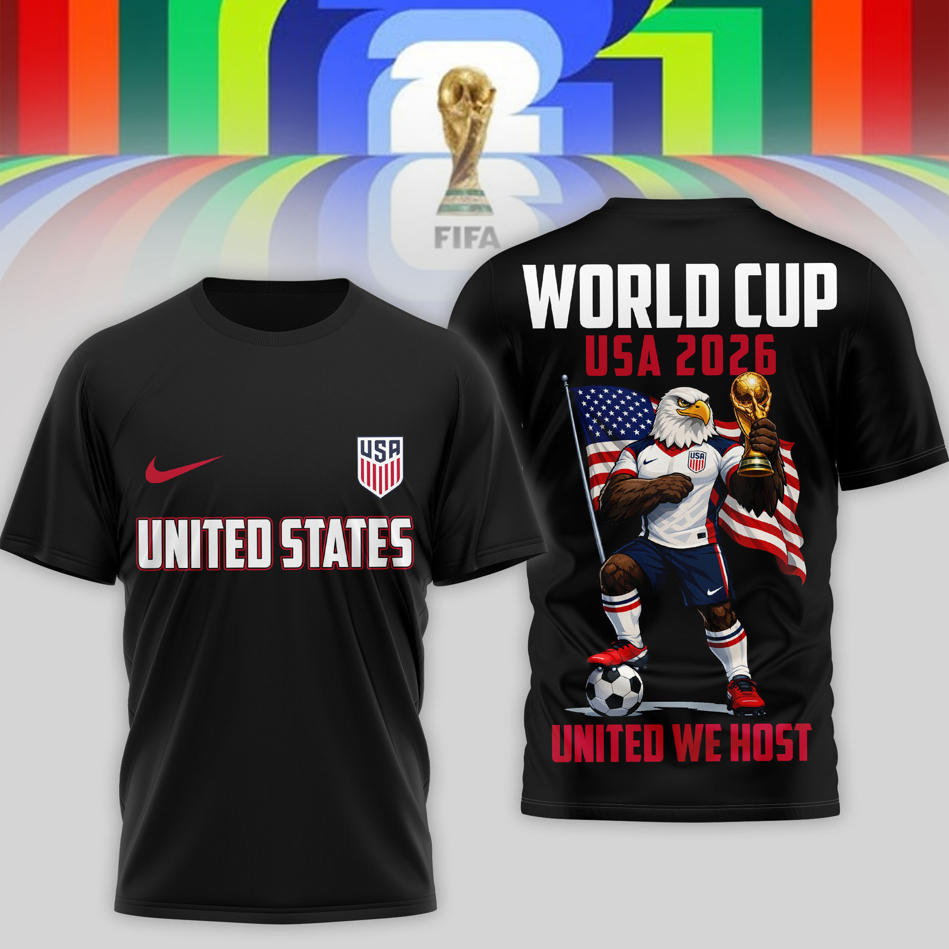 USA | Premium World Cup 2026 3D Shirt TD