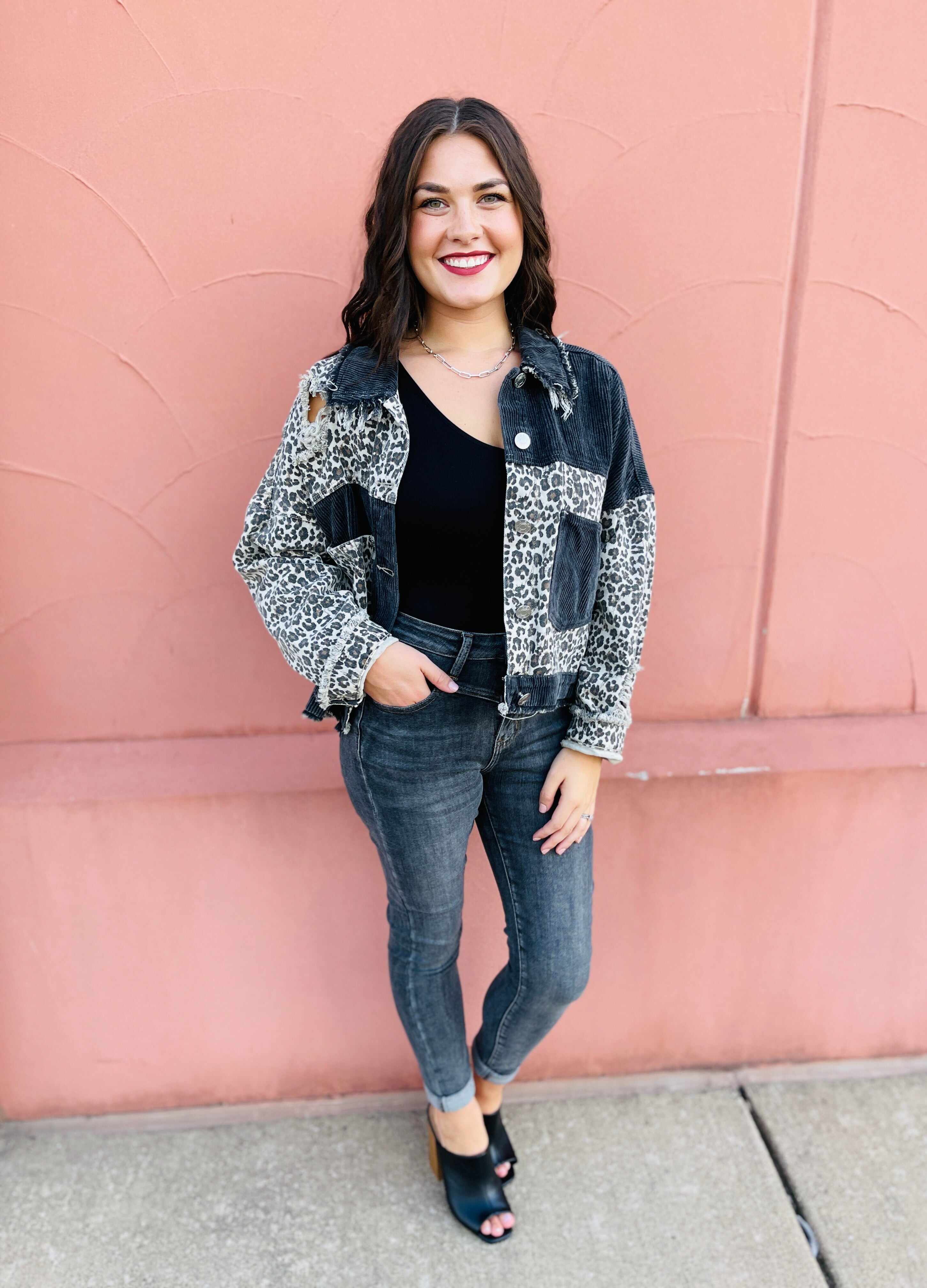 RESTOCK! Plus/Reg Shades of Grey Skinny Jeans