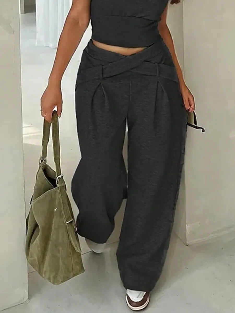 🔥Summer Arrivals🌟Women's Fashion Casual Solid Color Cotton Pants