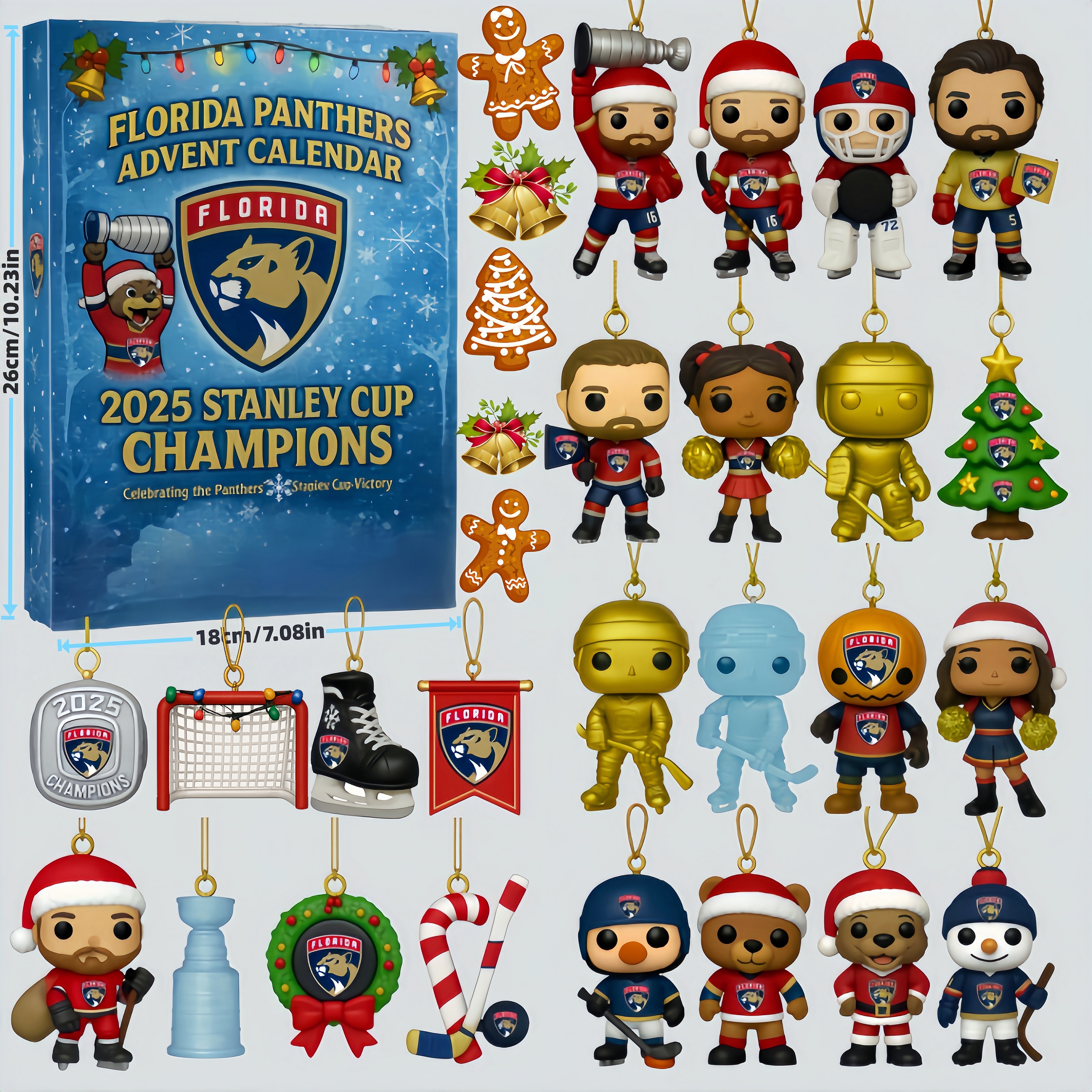 Florida Panthers 2025 Stanley Cup Champions Advent Calendar