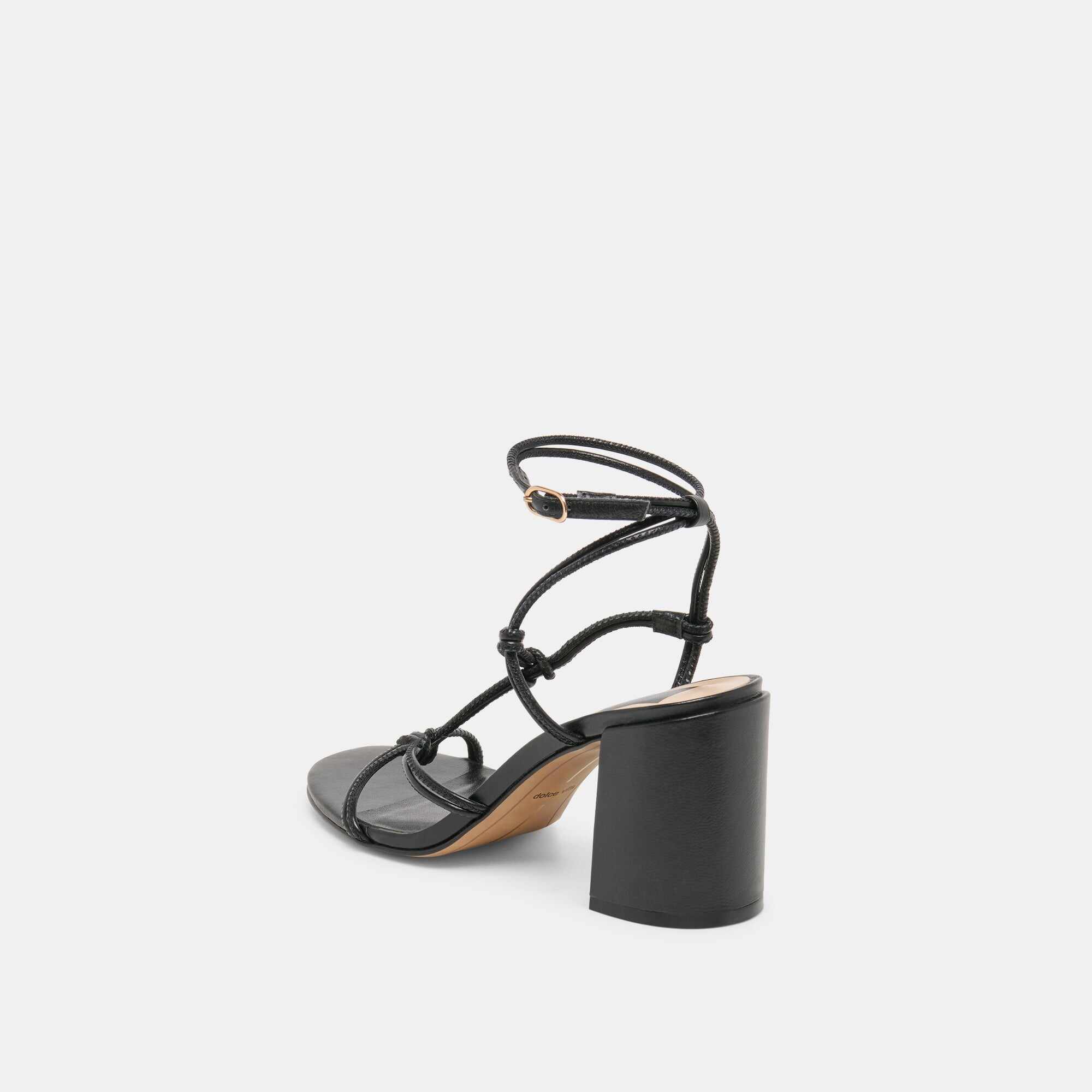 FIZZY HEELS BLACK LEATHER