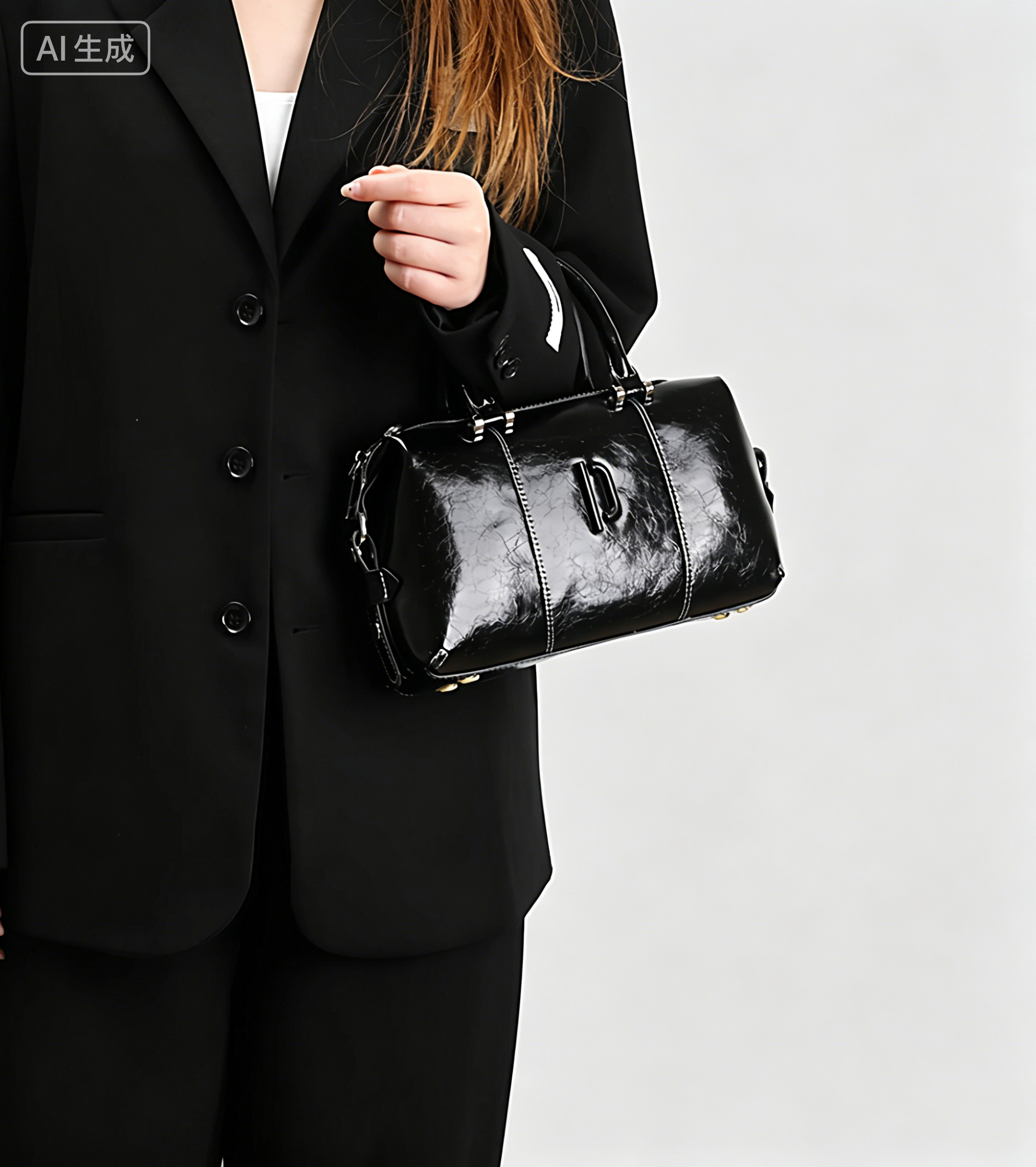 Fashionable women handbag with classic design