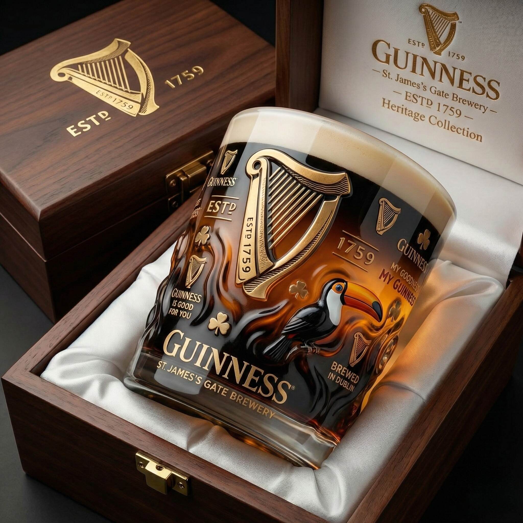 Guinness ESTD 1759 Heritage Collector Whiskey Glass
