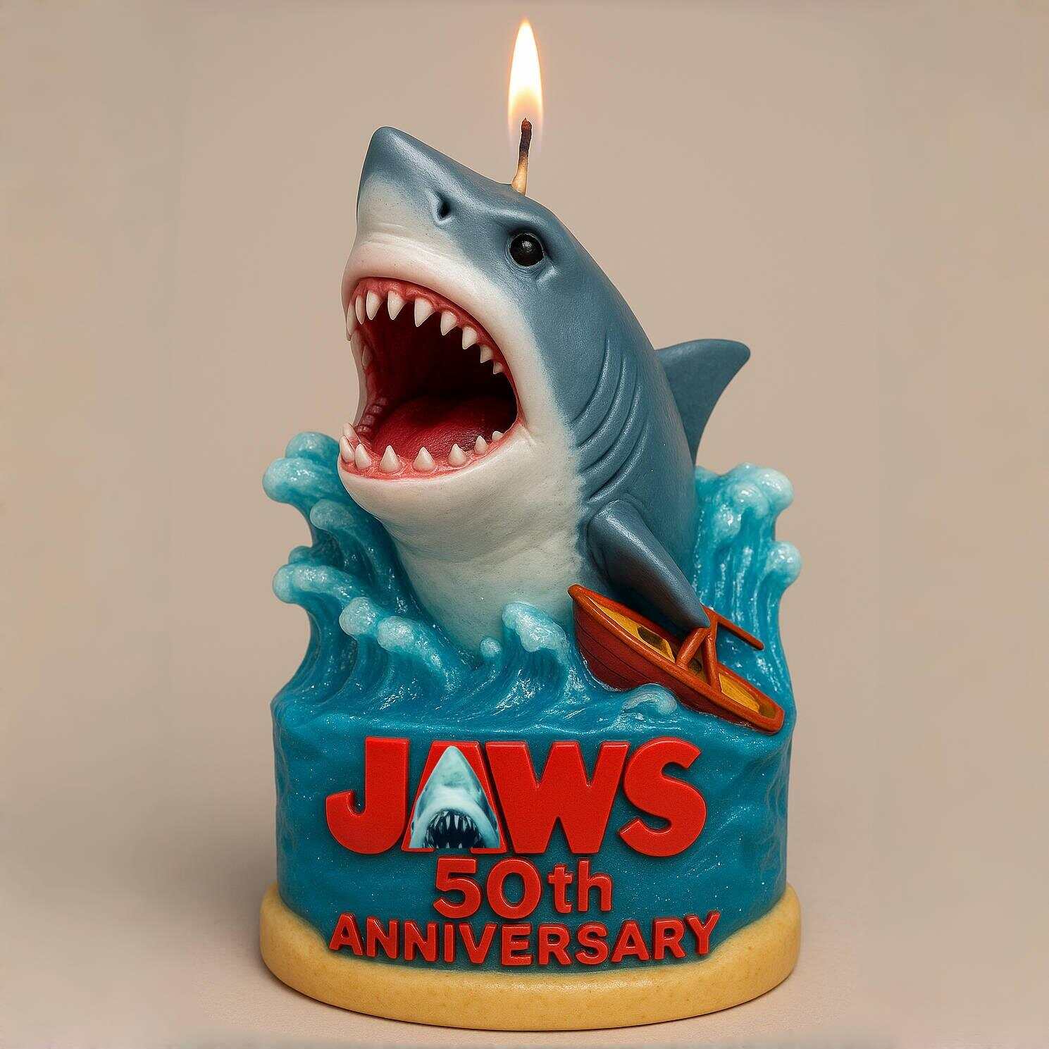 JAWS 50th Anniversary Collector's Candle