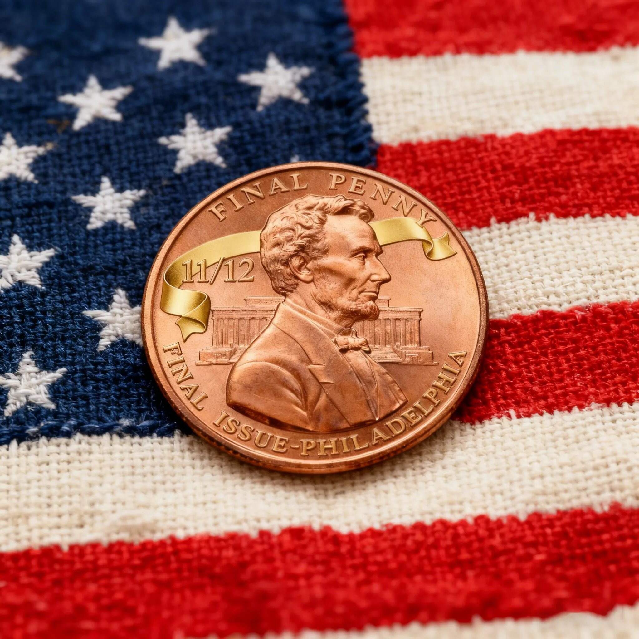 ⏰ Year-end Limited-Time Offer-Lincoln Final Penny – 11/12 Limited Edition Commemorative Coin