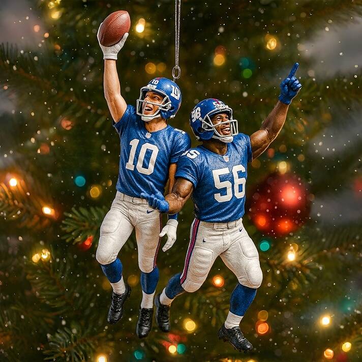 Giants Victory High-Five Ornament