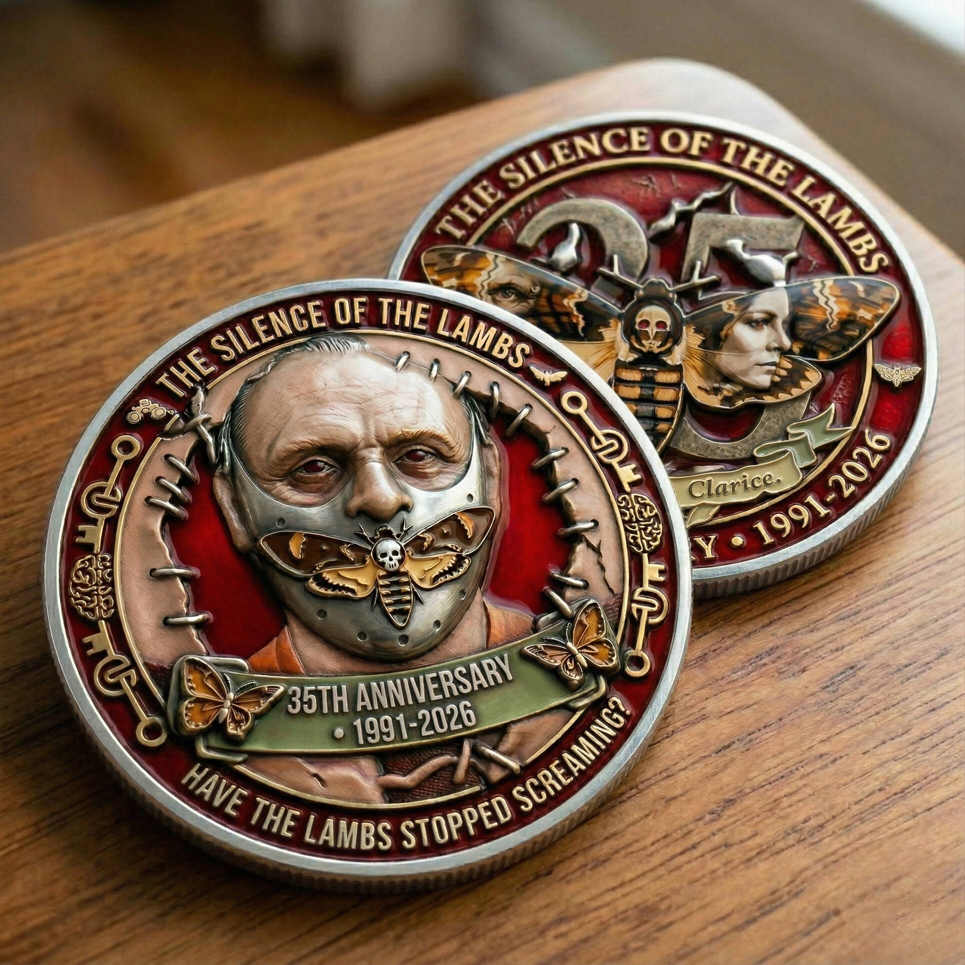 THE SILENCE OF THE LAMBS35TH ANNIVERSARY 1991-2026 coin