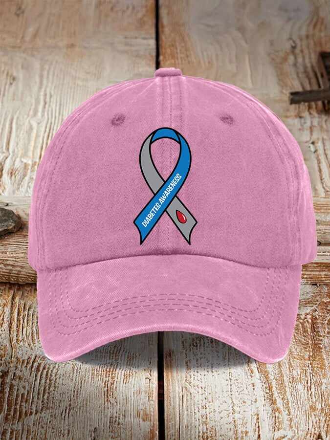 Casual Diabetes Awareness Baseball Cap