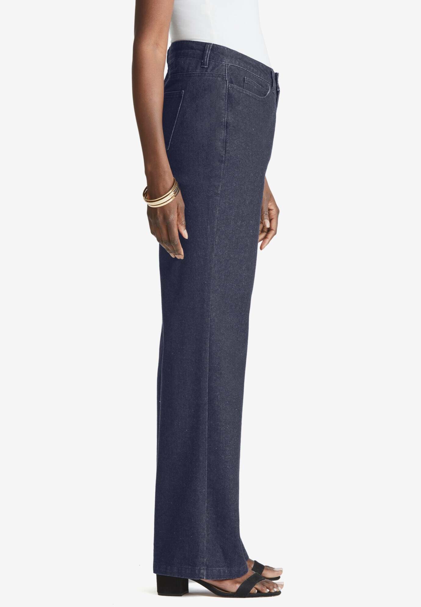 Classic Denim Wide Leg Jean
