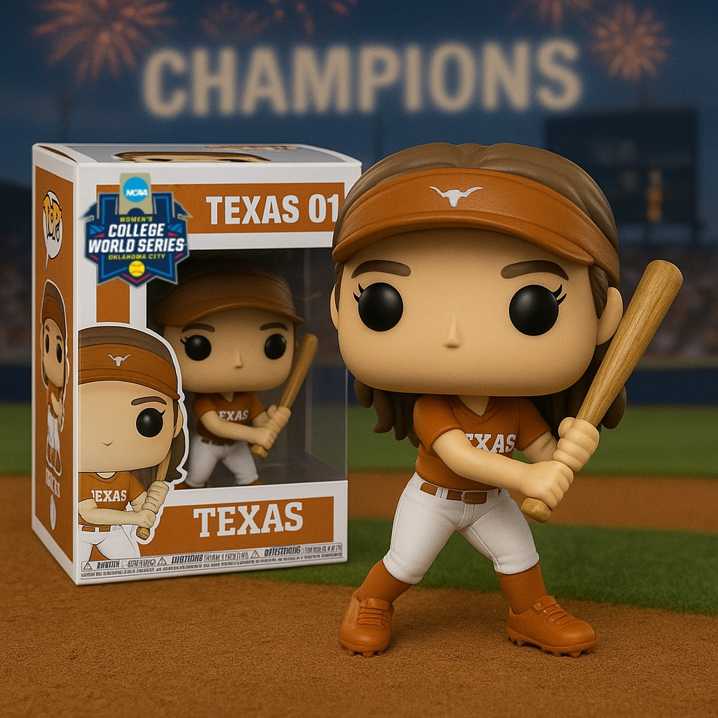 🎉Texas Longhorns WCWS Champion Pop Figure