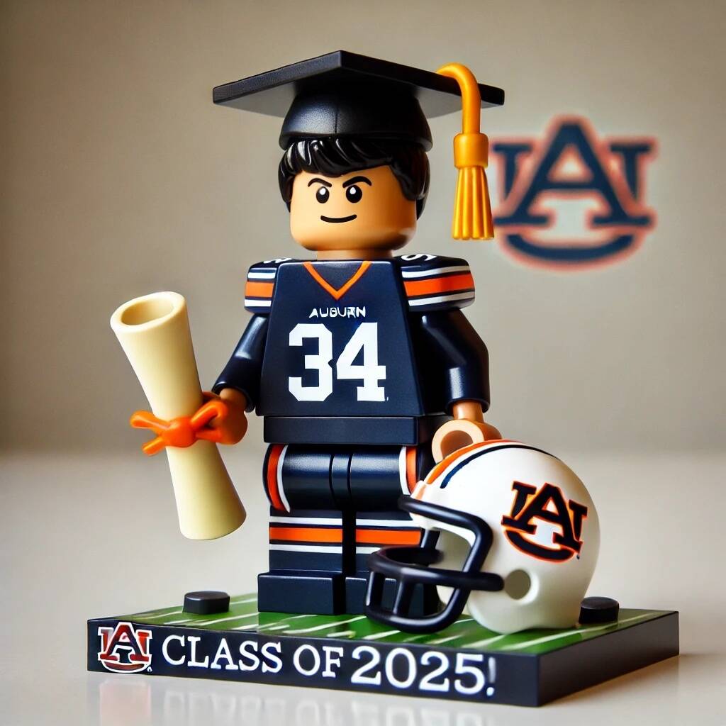 2025 College Football Graduation Minifigure Set