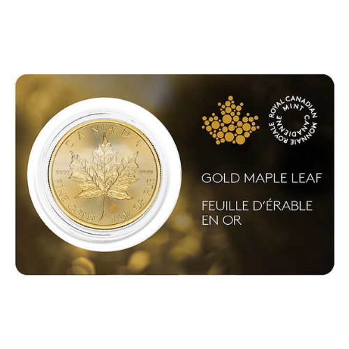 2024 1 oz Canadian Gold Maple Leaf $50 Coin BU