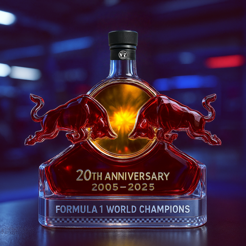 F1 Racing Whiskey Bottle