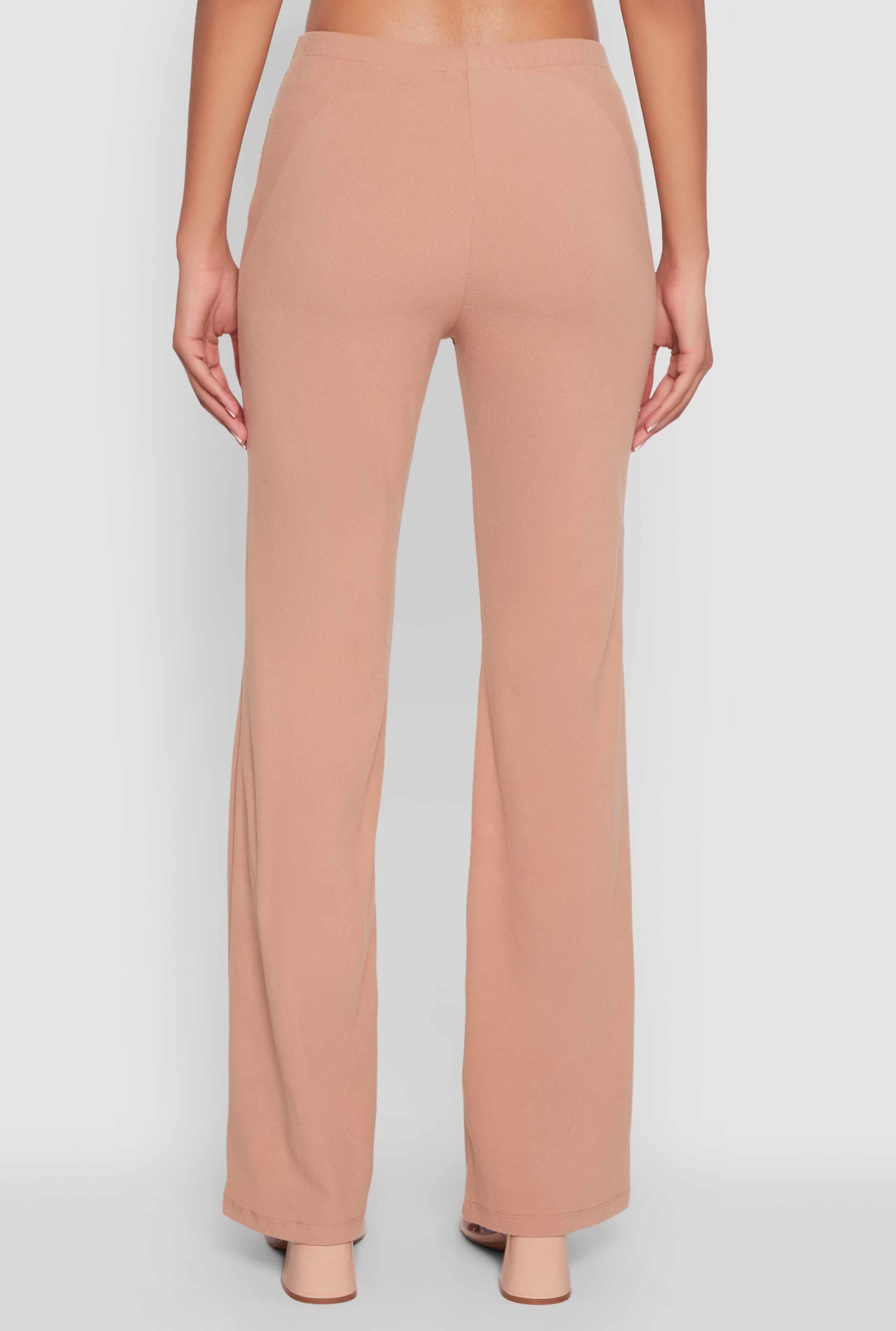 Haute Monde Brushed Knit Boot Cut Pants
