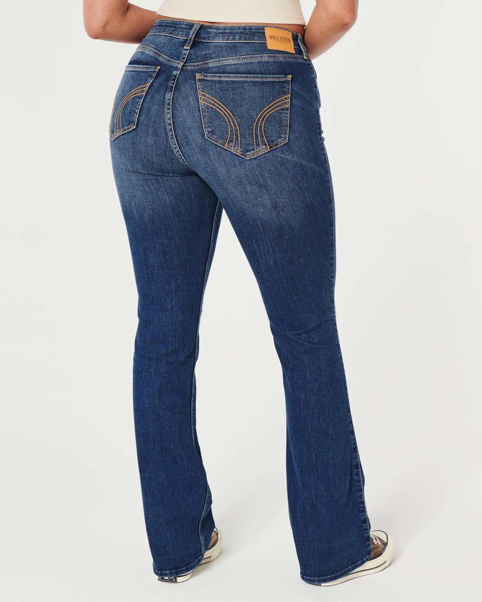 Curvy Mid-Rise Light Wash Boot Jeans