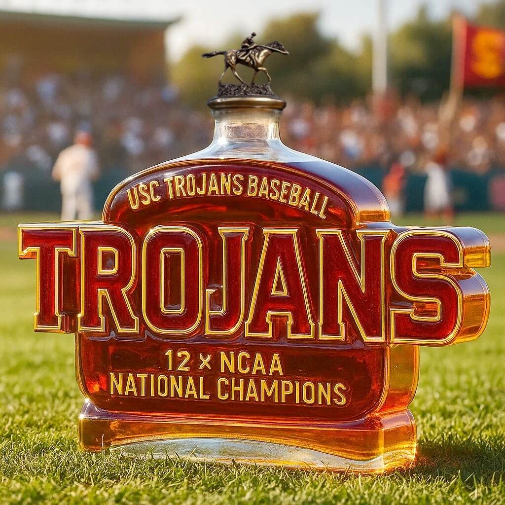 USC TORJANS Limited Edition Whisky Bottle