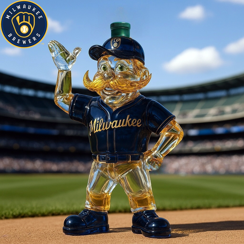 Milwaukee Brewers Limited Edition Whiskey Bottle