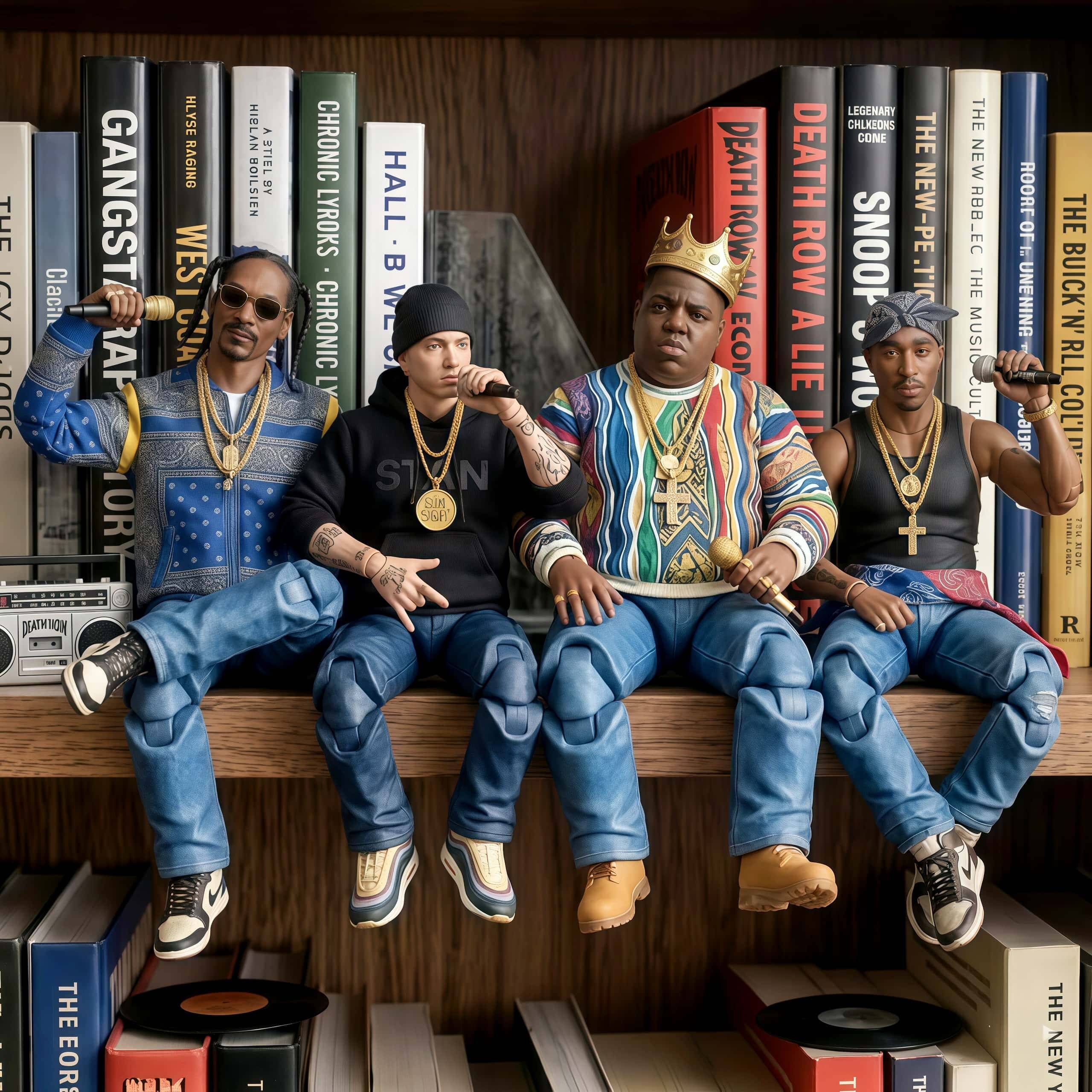 Hip-Hop Style Collectible Action Figures Set