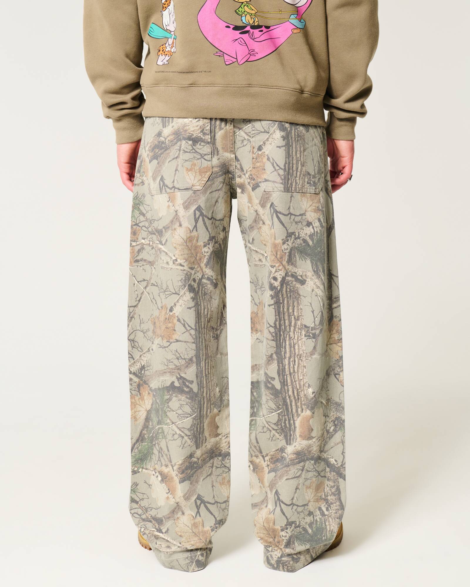 Medium Wash Super Baggy Jeans