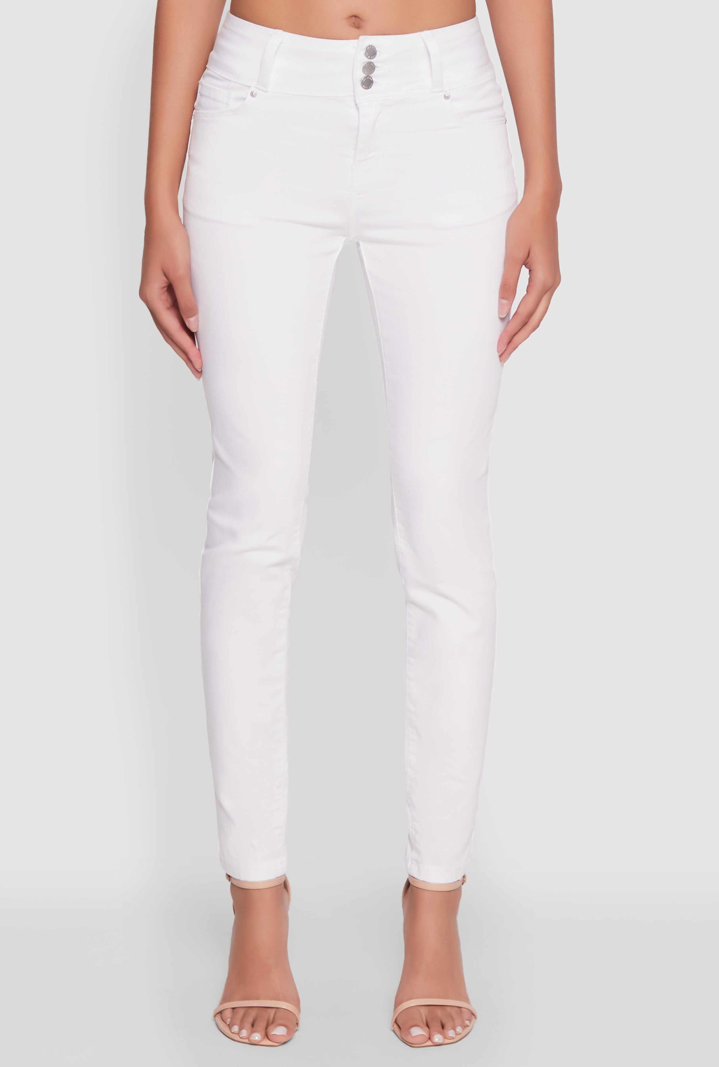 WAX High Waisted Push Up Skinny Jeans