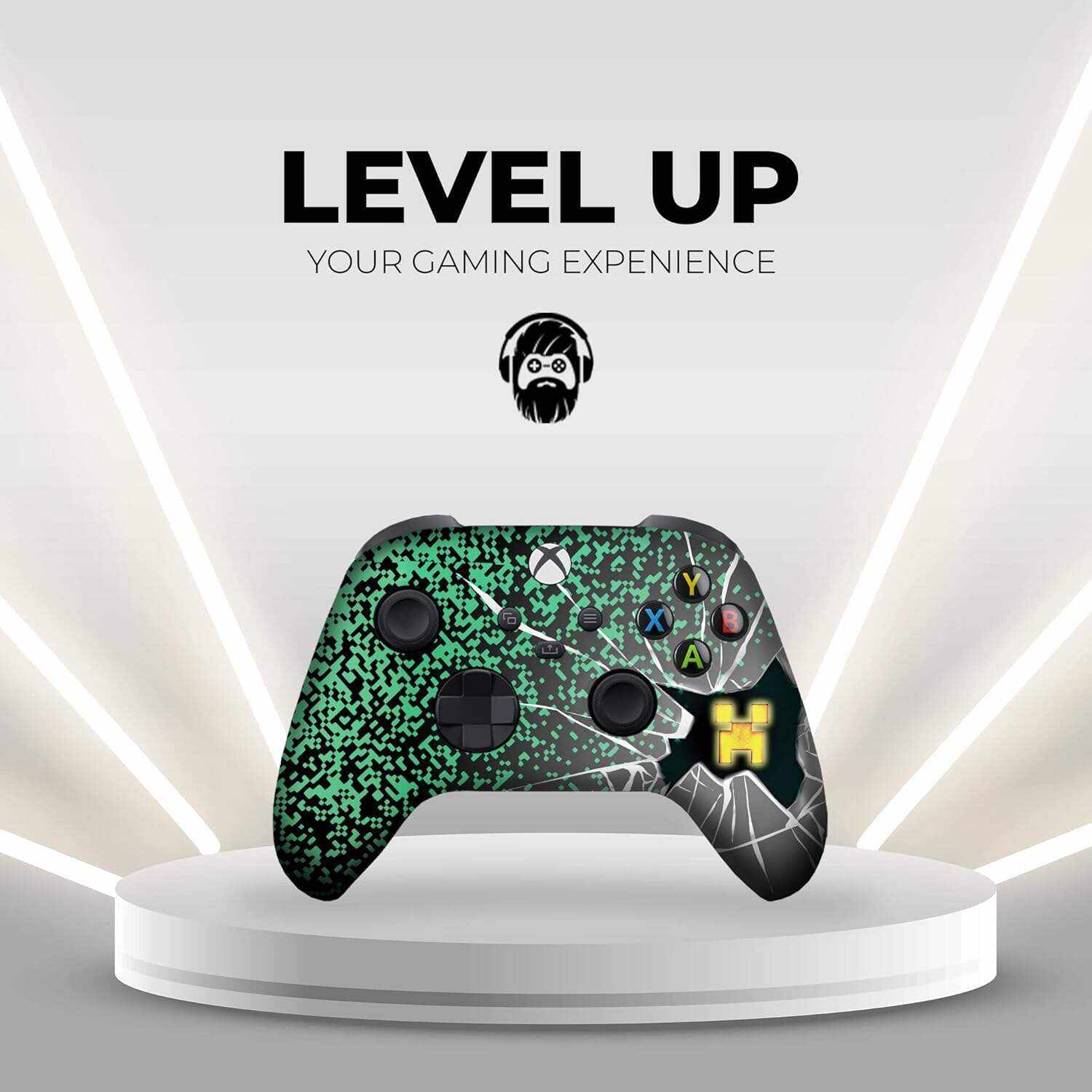 DreamController Original X-box Wireless Controller Special Edition Customized Compatible with X-box One S/X-box Series X/S & Windows 10 Made with Advanced HydroDip Print Technology(Not Just a Skin)