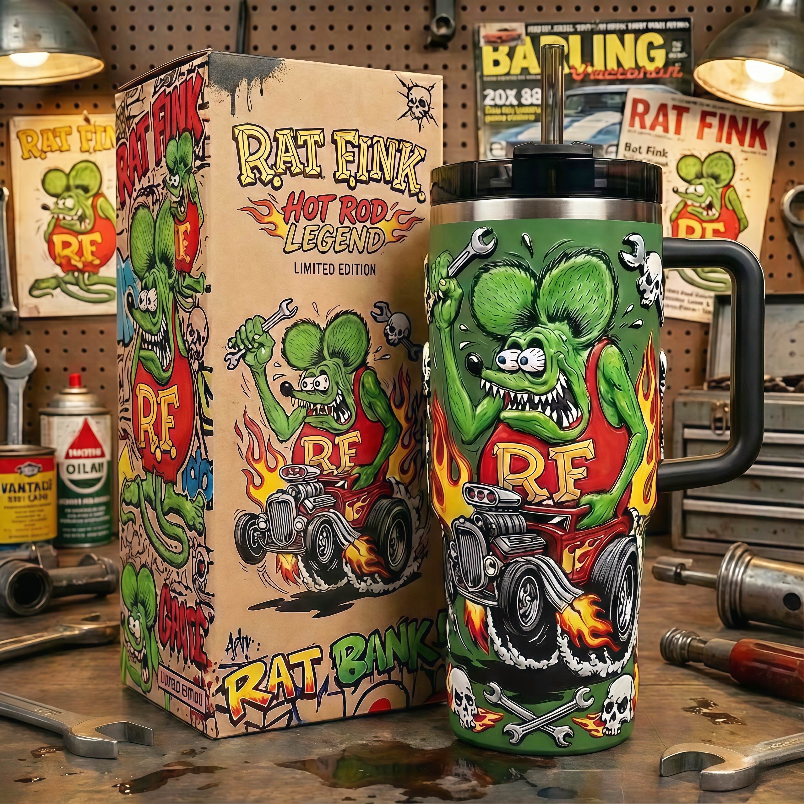 Rat Fink Tumbler