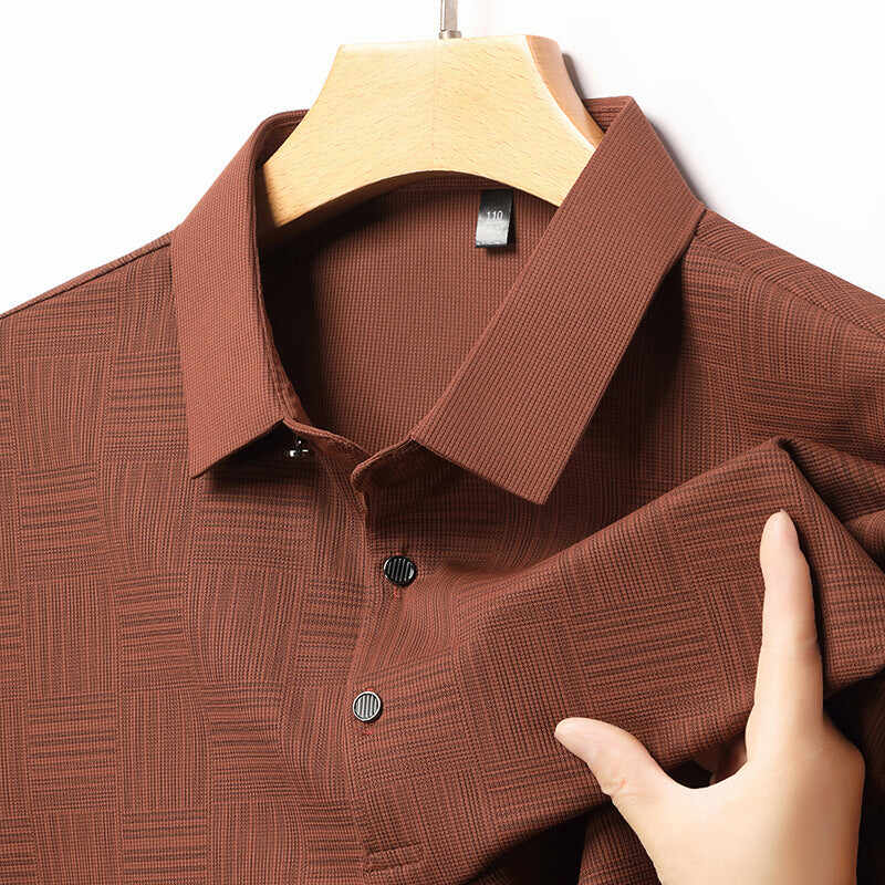 Slim Fit Breathable New Men's Lapel T-shirt