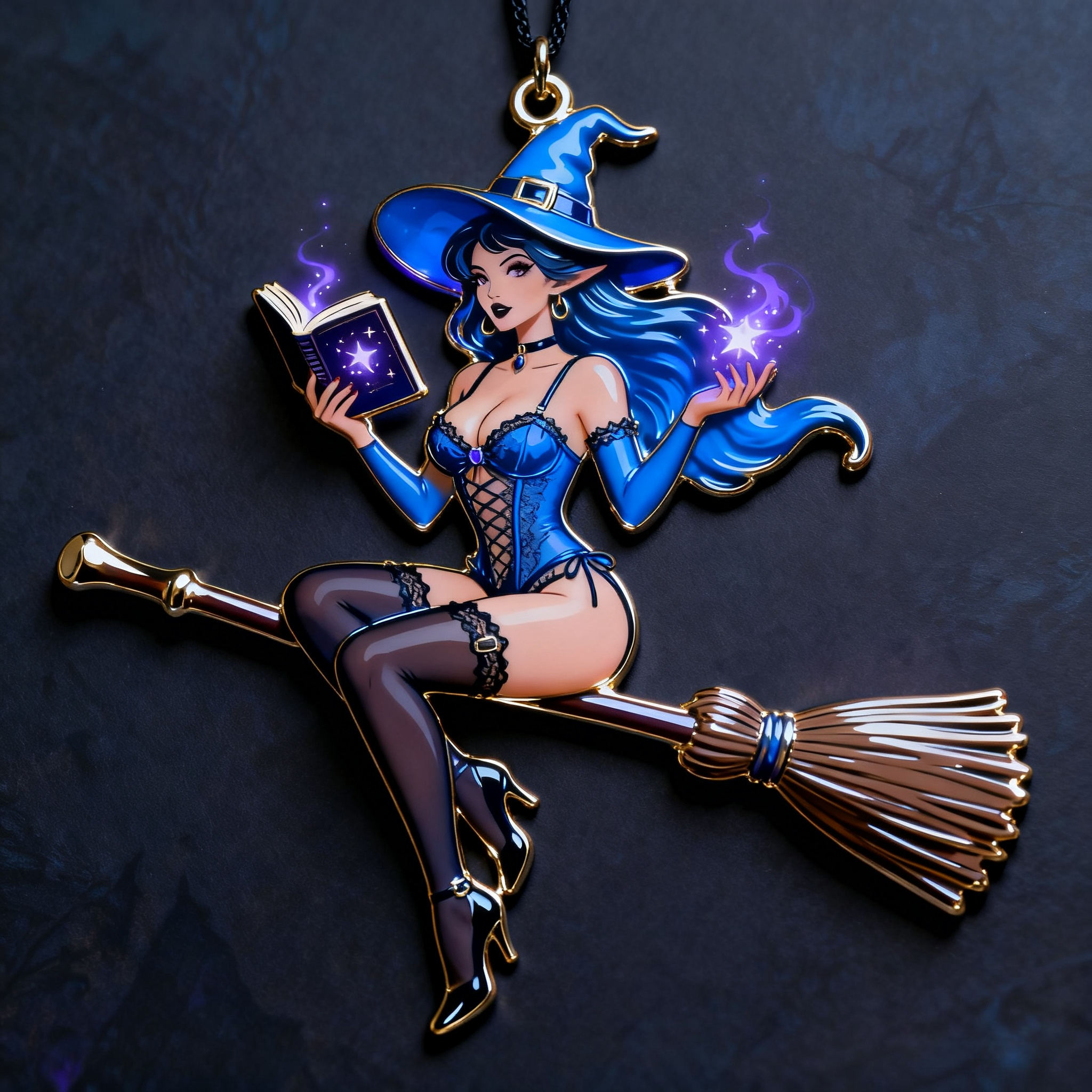 Spellbound Christmas Witch Ornaments