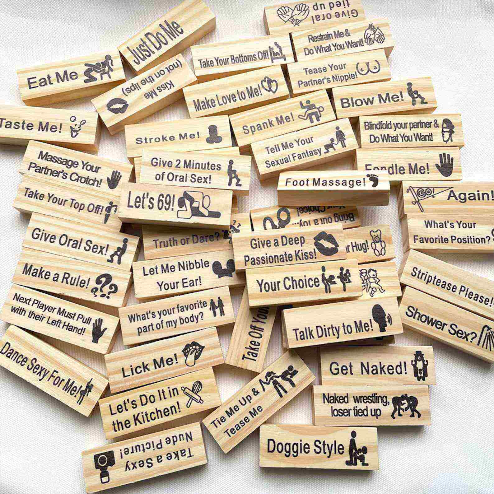 Naughty Block Tower Game