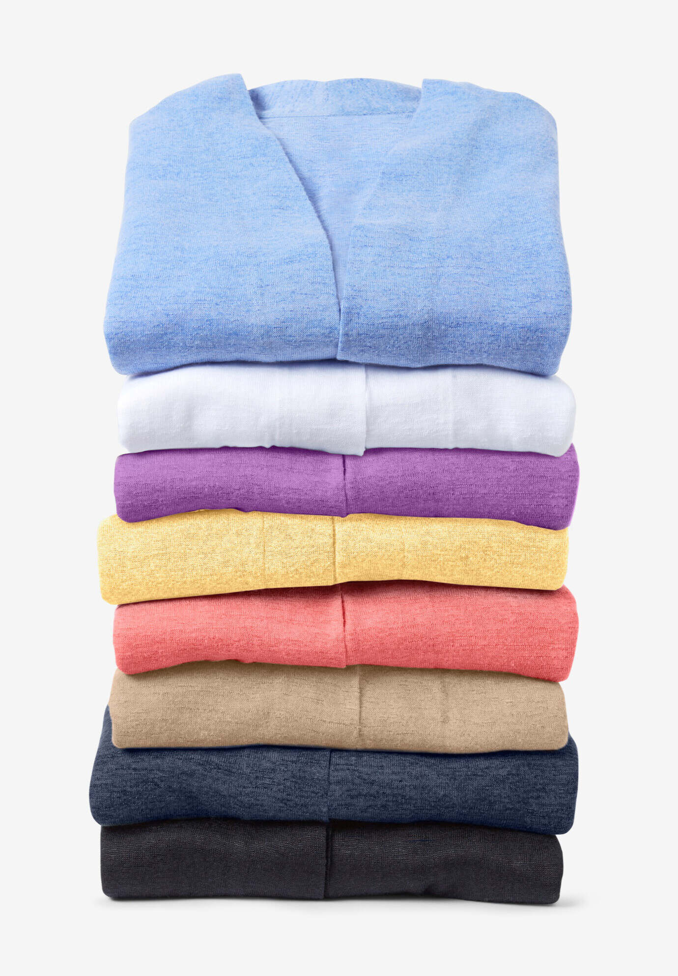 Lightweight Open Front Cardigan