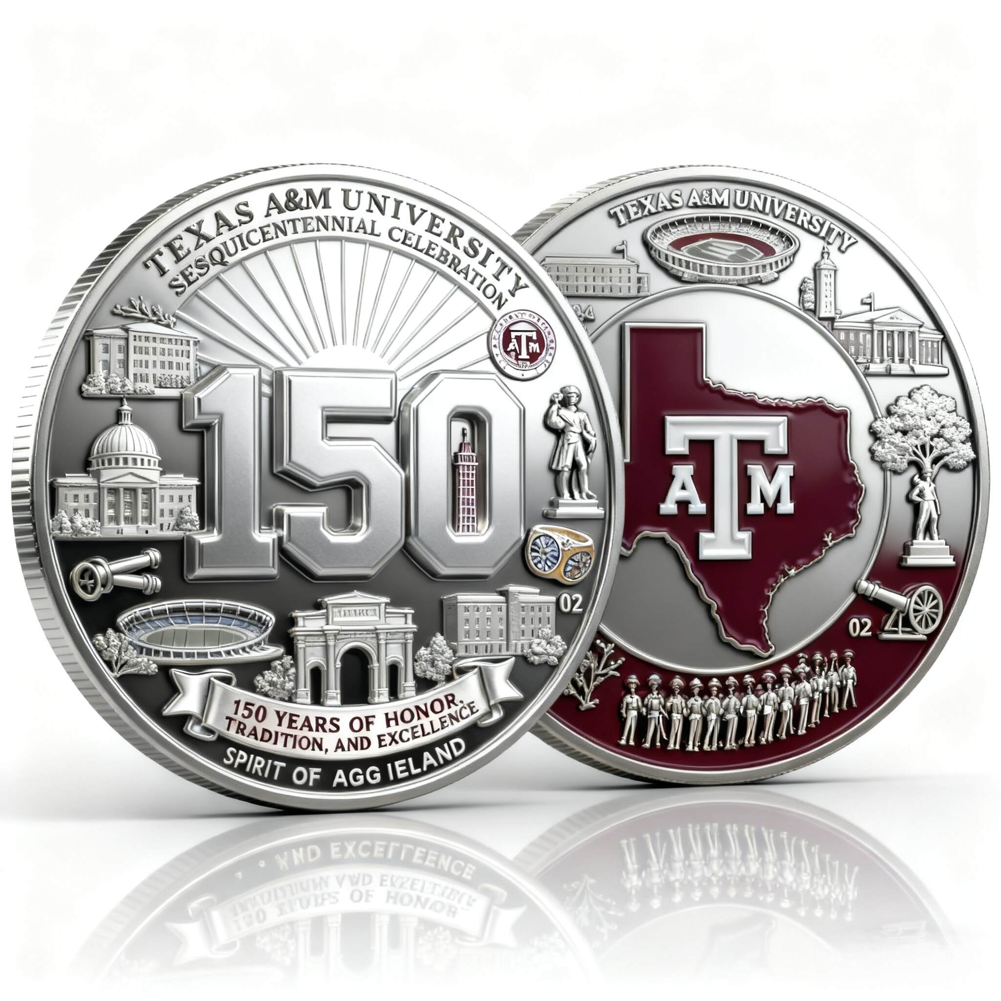 Texas A&M University150th Anniversary Commemorative Coin