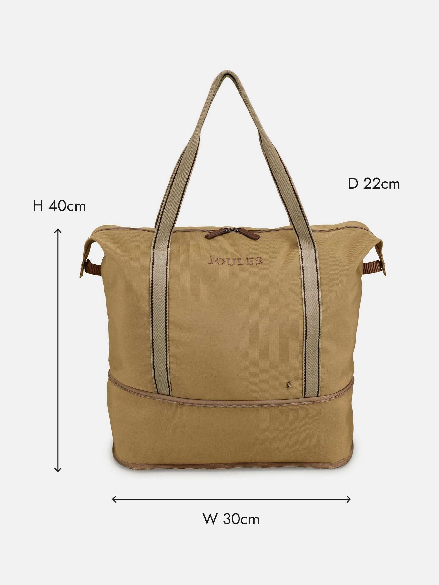 Epwell Tan Brown Joules Packaway Duffle Bag