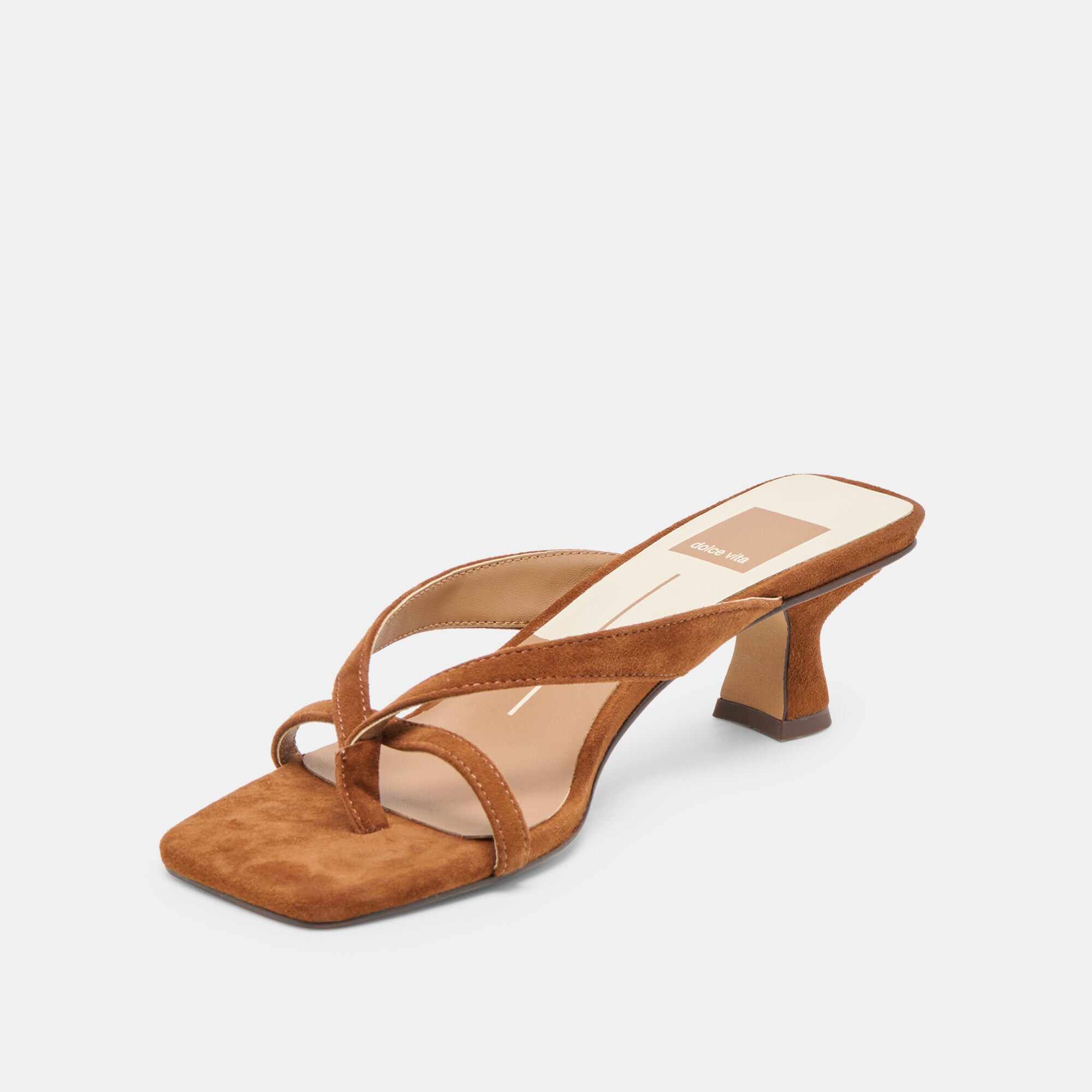 BREVEL HEELS DK BROWN SUEDE