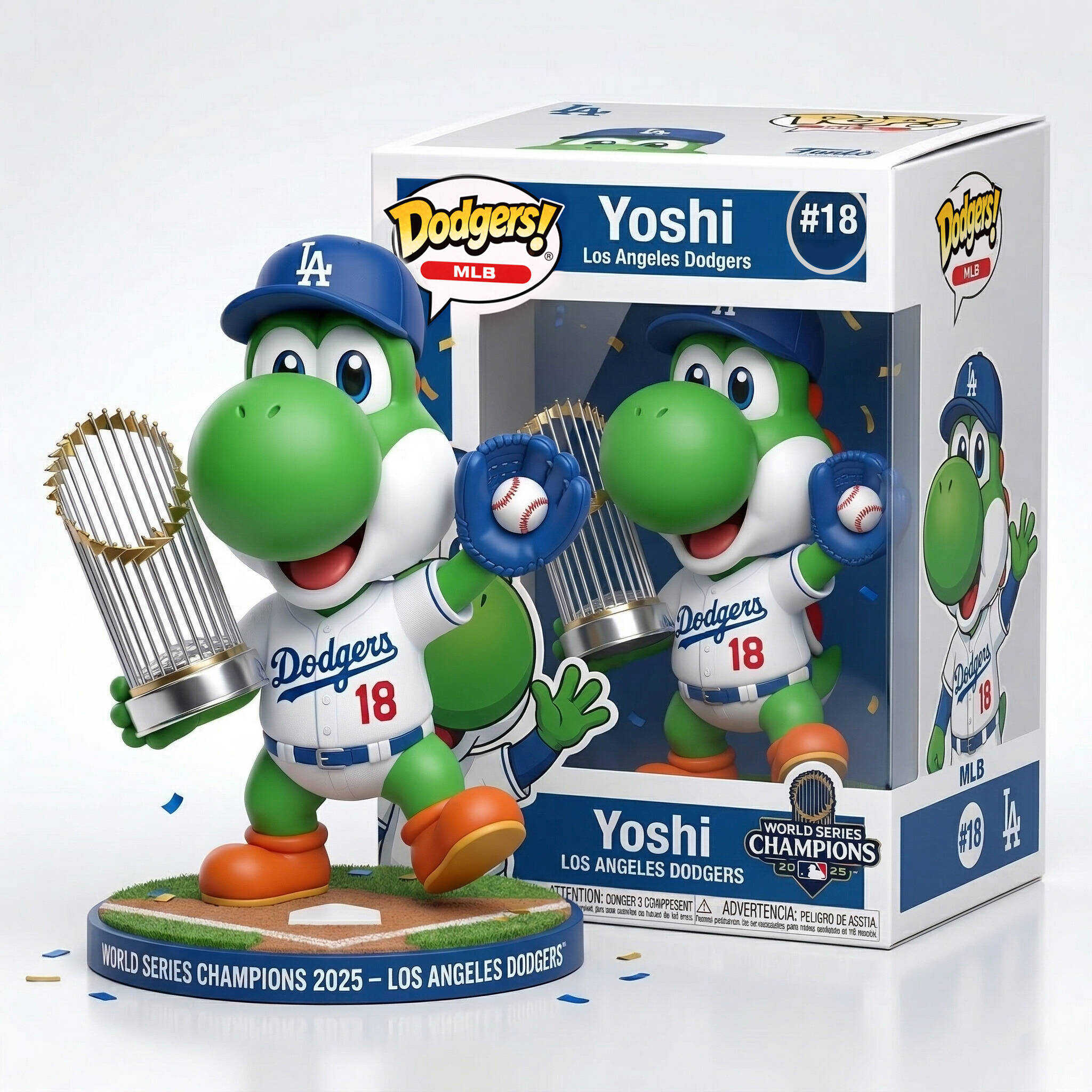Yoshi Dodgers Championship POP!
