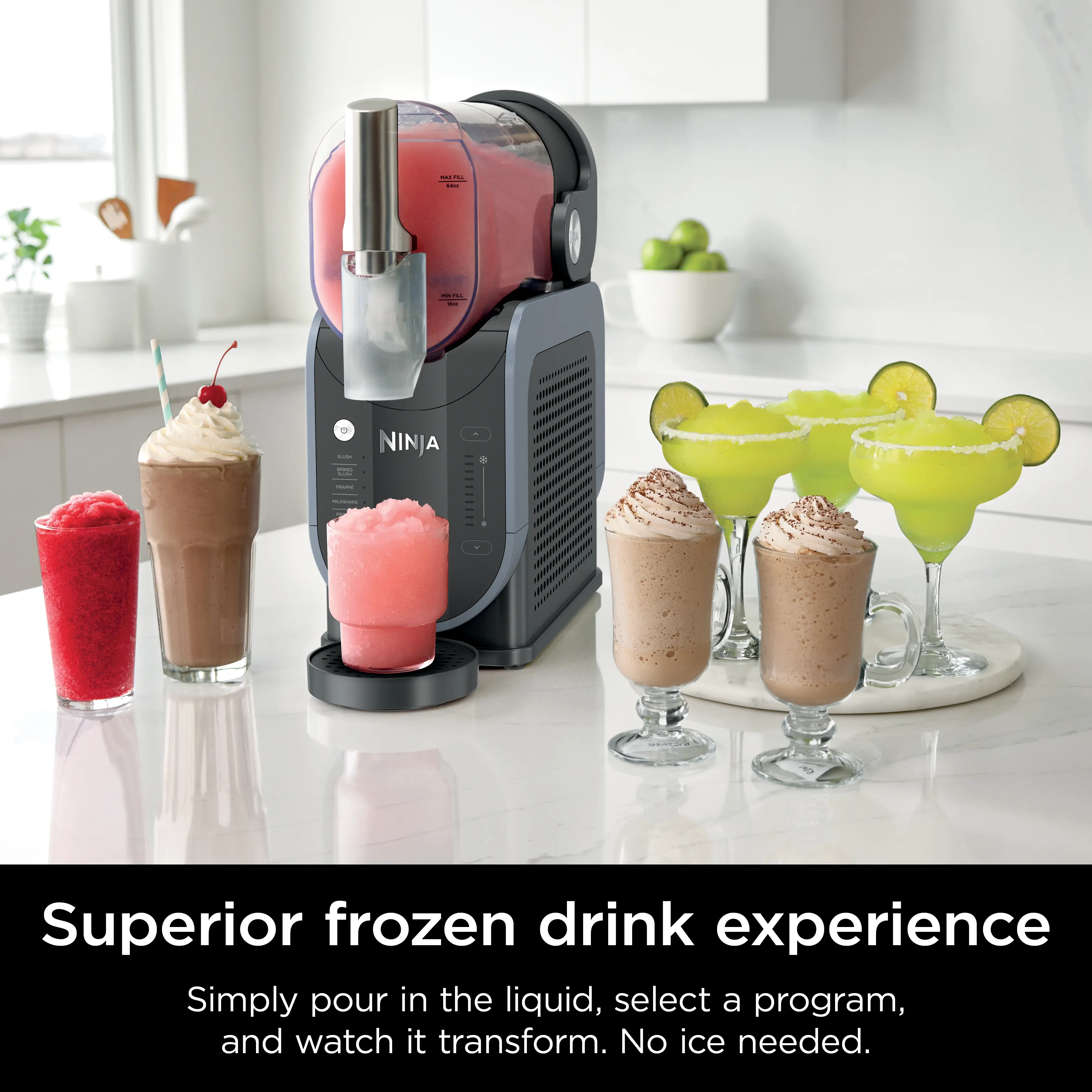 5-in-1 Professional Frozen Drink Maker, 5 Preset Programs, 88 oz.